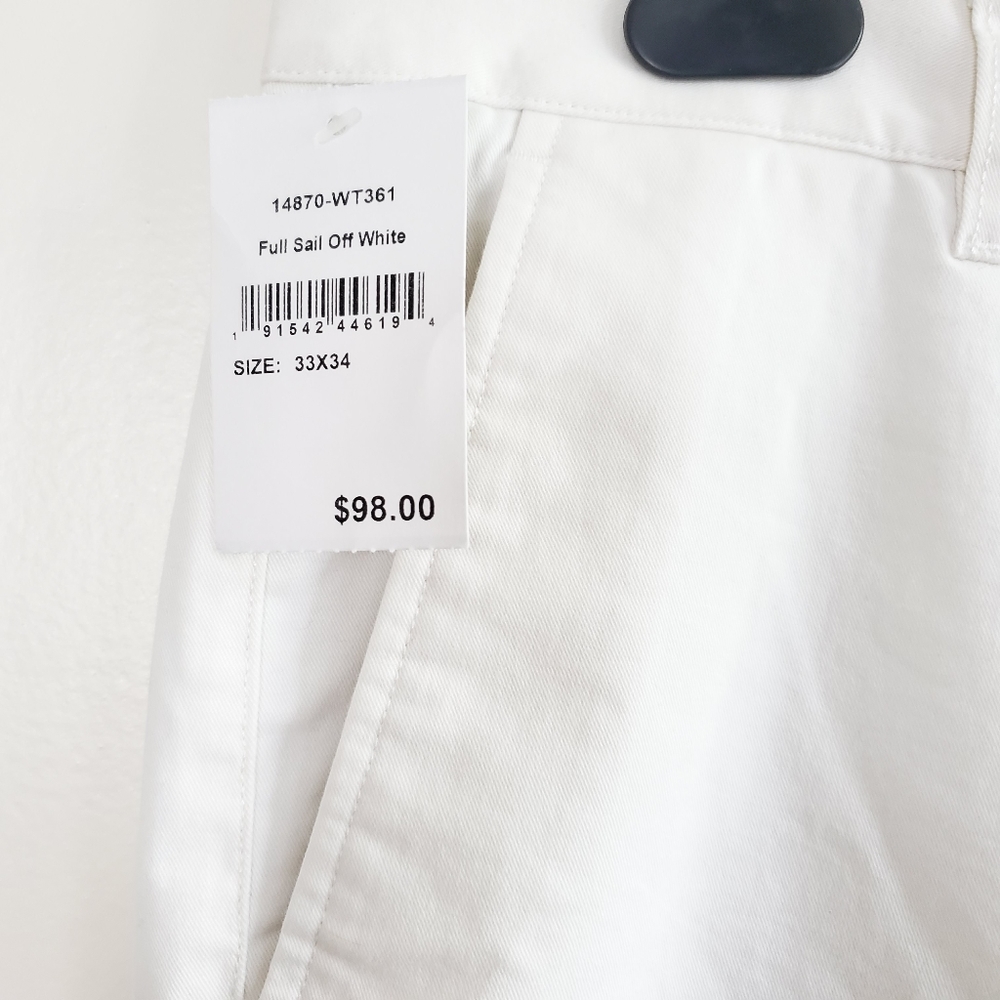 NWT Bonobos Stretch Washed Slim Chinos Size 33x34 - Picture 7 of 12